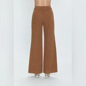 NWT PISTOLA JASMINE HIGH RISE WIDE LEG TROUSER - SEPIA